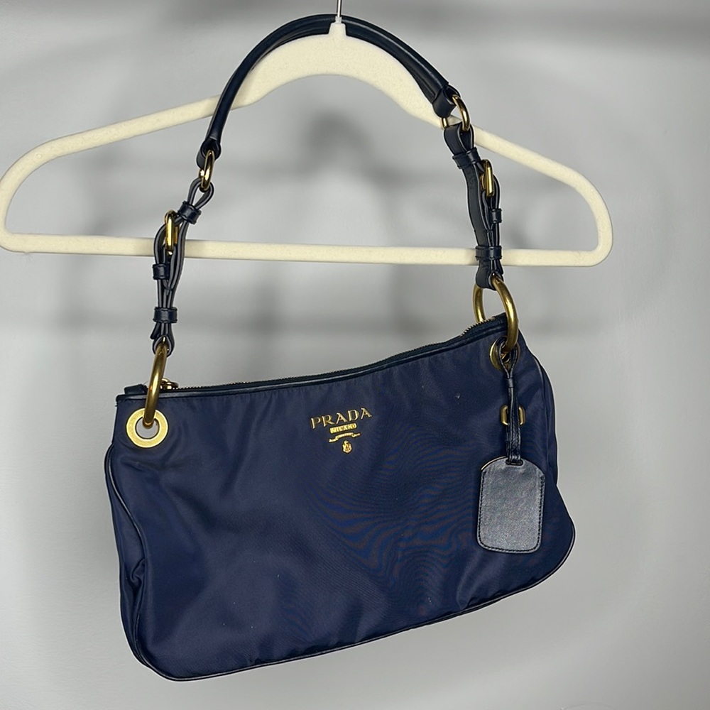 Navy Prada Bag